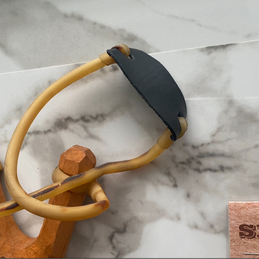 Hand carved Native American Slingshot - Picture 3 of 5